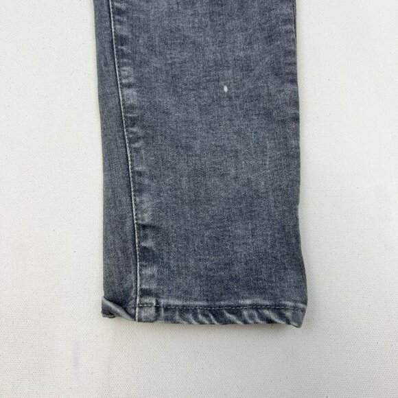 Adriano Goldschmied Womens Farrah Skinny Crop Jeans Gray Paint Splatter 30 Waist - Picture 5 of 10